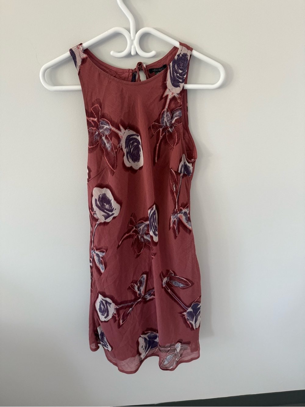wild fable Sleeveless Shift Dress in Dusty Rose